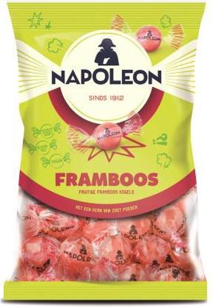 Napoleon Framboos Kogels - 12 x 150 gr