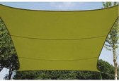 Schaduwdoek - Zonnezeil - Vierkant 3.6 X 3.6 M, Kleur: Lichtgroen