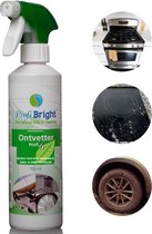 ProfiBright Consument - Ontvetter Profi6 - Roetverwijderaar - Vervanger ammoniak - RVS reiniger - Dierproefvrij - 500 ml