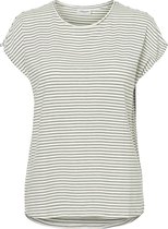 VERO MODA Aware VMAVA PLAIN SS TOP STRIPE GA NOOS Dames T-shirt - Maat S