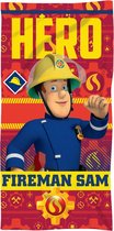 Brandweerman Sam strandlaken - 140 x 70 cm. - Fireman Sam handdoek