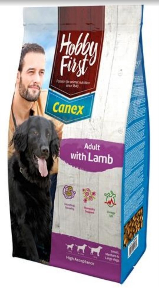 Hobby first canex Adult met lam 12 kg