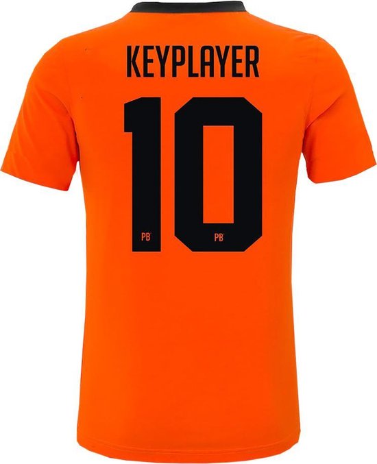 Malelions x PB - 10. Keyplayer- Oranje shirt heren en dames - Maat S - WK  voetbal -... | bol