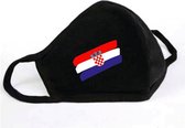 GetGlitterBaby - Katoen Mondkapje  / Wasbaar Mondmasker - Kroatië / Kroatische vlag