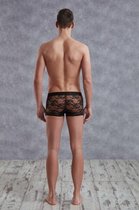 Doreanse Kanten Boxer - Zwart - XXL - Zwart - Sexy Lingerie & Kleding - Lingerie Mannen -  Heren Lingerie - Slips & Boxershorts