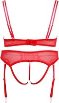 BH set strip - 85 B/L - Rood - Sexy Lingerie & Kleding - Lingerie Dames -  Dames Lingerie - BH-Sets