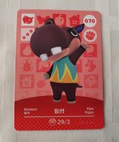 Amiibo animal crossing new horizons origineel Eu biff 070 kaart