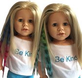 Doll Hair Clip Extensions - Haar Extension voor 46cm Pop