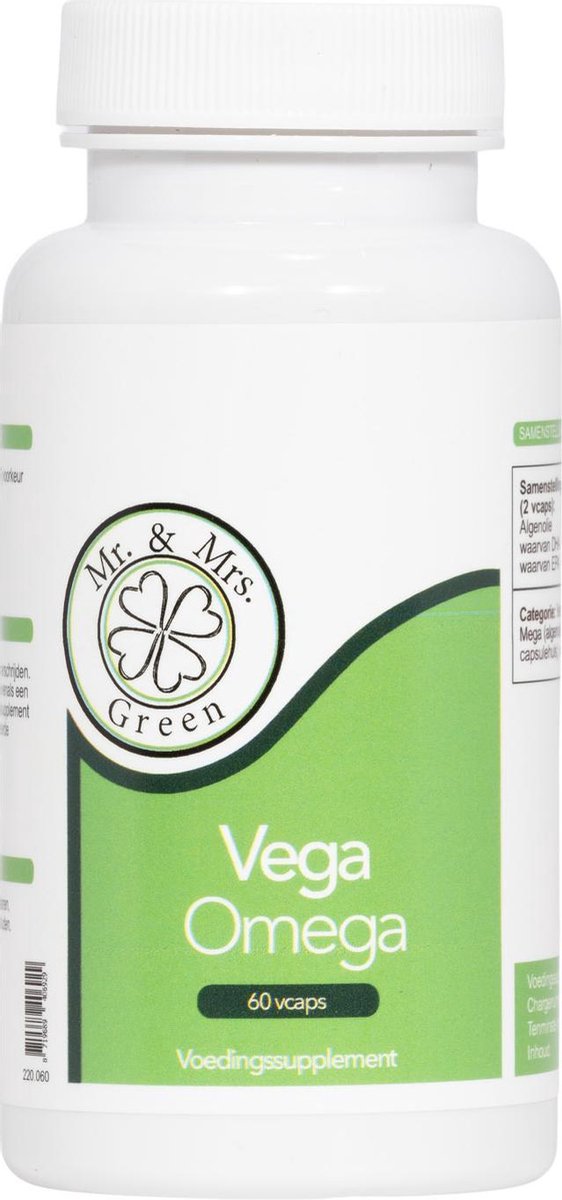 Goedkoopste Vega Omega Capsules, vegetarische bron van omega vetzuren