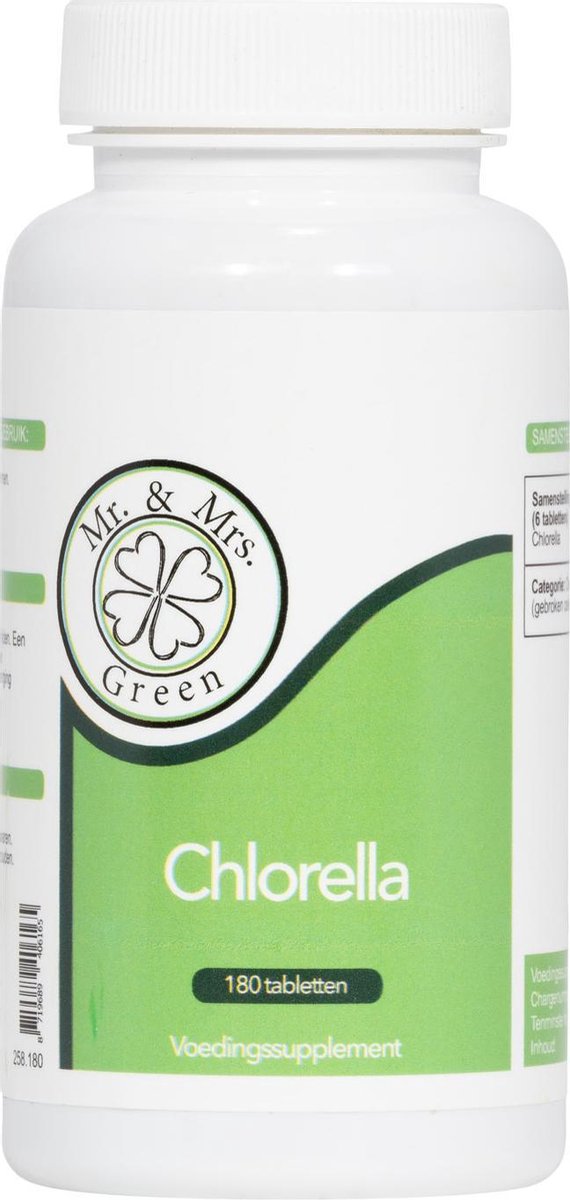 Goedkoopste Chlorella Superfood (tabletten), Algje met vitamines, mineralen en carotenoïden.