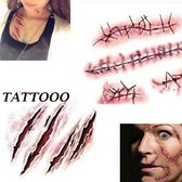 Tattoo- Halloween - Wond- Hechting- Themafeest- Transfer- Charme Bijoux