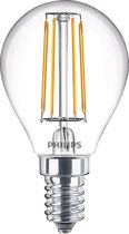 Philips LED filament kogellamp E14 2.8W 2700K Dimbaar