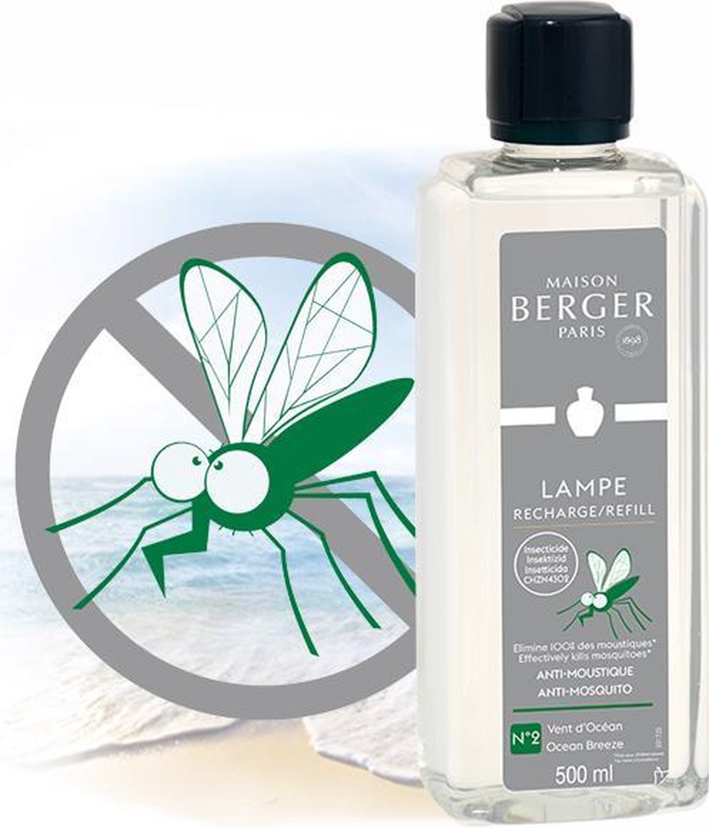 Zeeslak Springen Factureerbaar Lampe Berger "Ocean breeze" Anti muggen navulling 500ml | bol.com