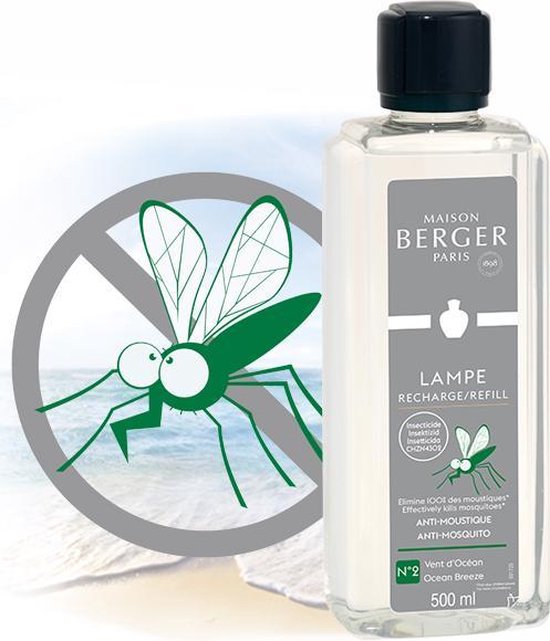 Lampe Berger Recharge Anti Moustique "Ocean Breeze" 500 ml | bol.com