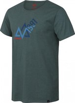 Hannah T-shirt Alnus Heren Katoen/polyester Donkergroen Mt M