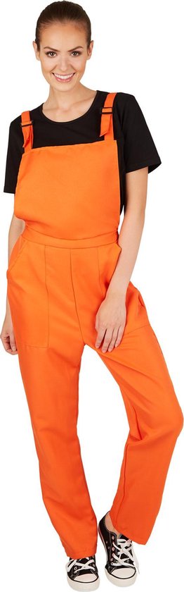 dressforfun - Tuinboek oranje M - verkleedkleding kostuum halloween verkleden feestkleding carnavalskleding carnaval feestkledij partykleding - 301475