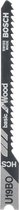 Bosch - Decoupeerzaagblad HCS, U 19 BO Basic for Wood