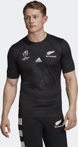 Adidas All Blacks Rugby World Cup shirt maat X small
