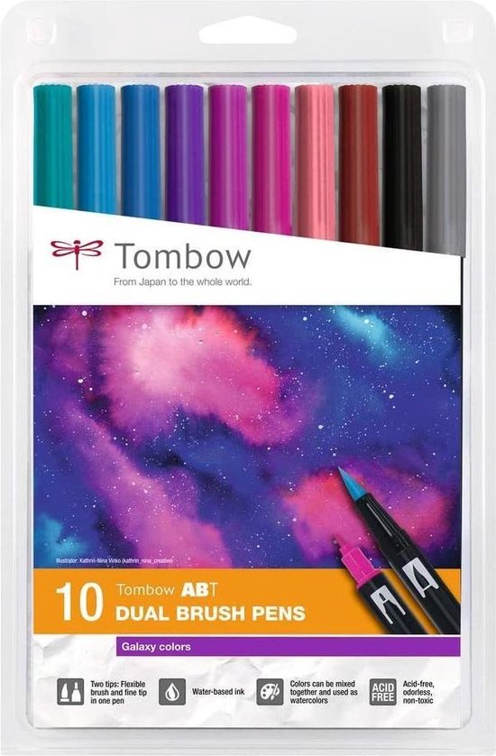 Tombow ABT-10C-3 - Dual Brush - Galaxy - set van 10