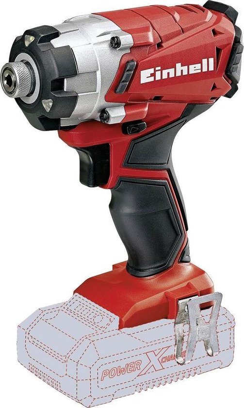 Einhell Accu Slagschroefmachine TE-CI 18 Li Brushless-Solo - Power X-Change - 18 V/Li-Ion - 180 Nm - Koolborstelloze motor - Excl. accu en lader