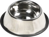 Hondenvoerbak Inox Antislip  - 710 ml - Zilver - 15 x 15 cm