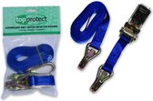 Topprotect Spanband blauw - 25mm - met ratelgesp - 5m