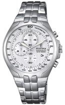 Festina F6843/1 Chronograaf - Horloge- Staal - Zilverkleurig - 44 mm