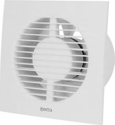 Badkamerventilator 100 mm WIT met timer - EE100T