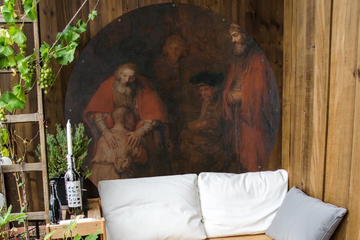 Tuincirkel Terugkeer van de verloren zoon - Schilderij van Rembrandt