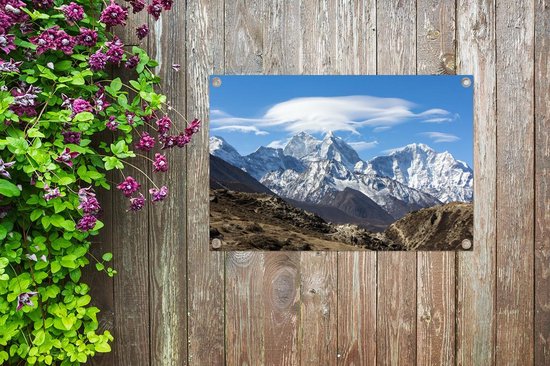 Himalaya mountain in Nepal Garden poster 60x40 cm - small - Toile de jardin  / Toile... | bol.com