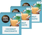 Nescafé Dolce Gusto Coconut Macchiato capsules vegan koffie 36 koffiecups