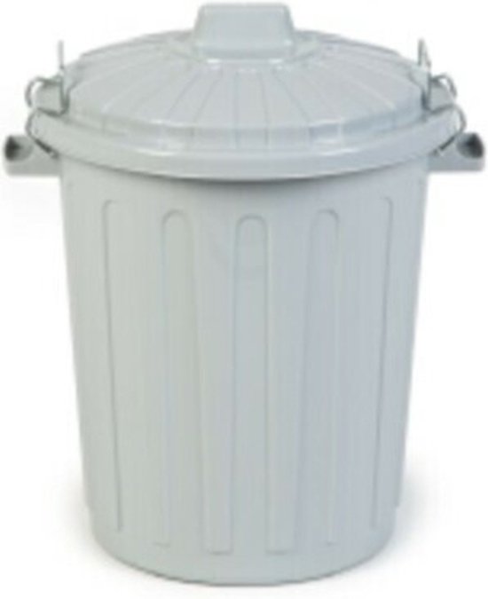 Curver Voederton Rond - 23L - 9 tot 11KG - 40x35x45cm - Grijs