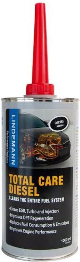 Lindemann Total Care Diesel 1000 Ml - Brandstofadditief - Diesel Reiniger -  Roetfilter