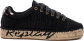 Replay Nassau Dames Espadrilles - Zwart - Maat 41