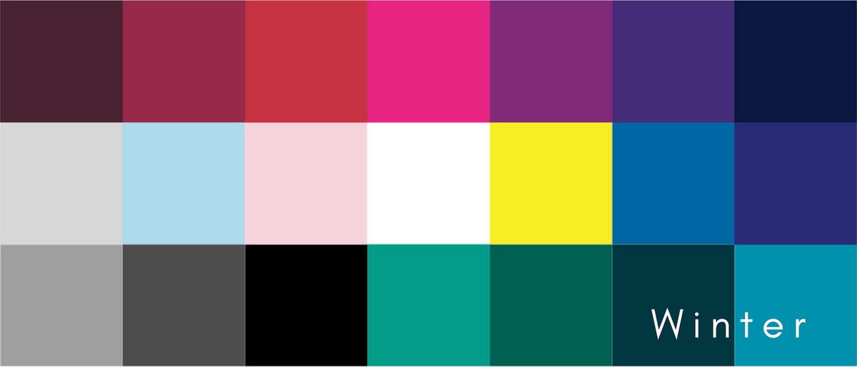 Kleurenkaart wintertype | bol