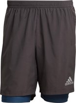 adidas - Own The Run Short 7inch - Hardloopshort - XL - Grijs