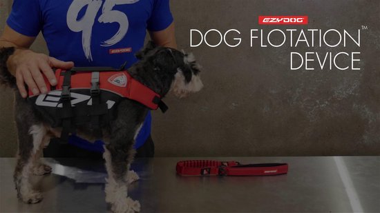 EzyDog DFD Zwemvest Hond - Reflecterend Reddingsvest - M - Geel