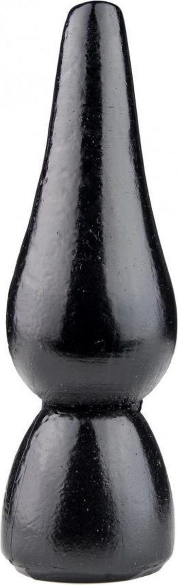 Goedkoopste XXLTOYS - Serpenta - Plug - Inbrenglengte11 X 4.5 cm - Black - stevige Buttplug - ideale maat Anaal plug - voor Diehards only - Made in Europe