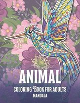 Mandala Coloring Book for Adults - Animal