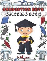 Graduation Boys Coloring Book