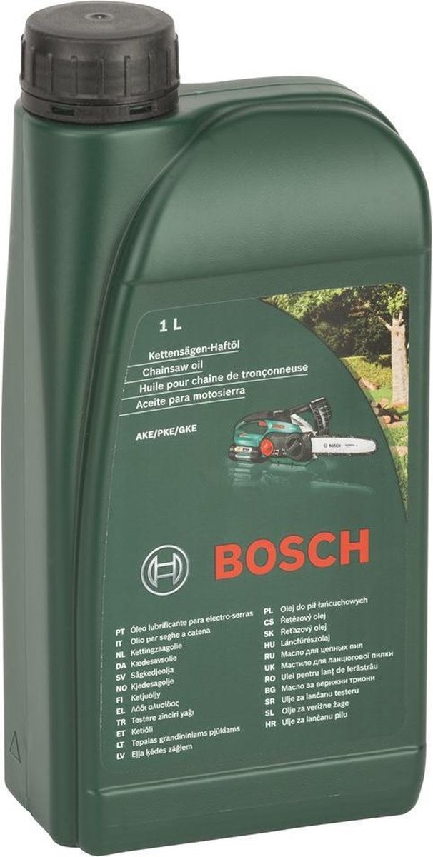Huile pour scie à chaîne Bosch - biologique