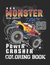 Monster Truck Power Crusher Coloring Book