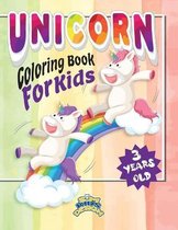 Unicorn: Unicorn Coloring Book For Kids 3 year old: