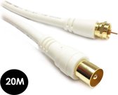 F-Connector - IEC Male Coaxkabel 20M