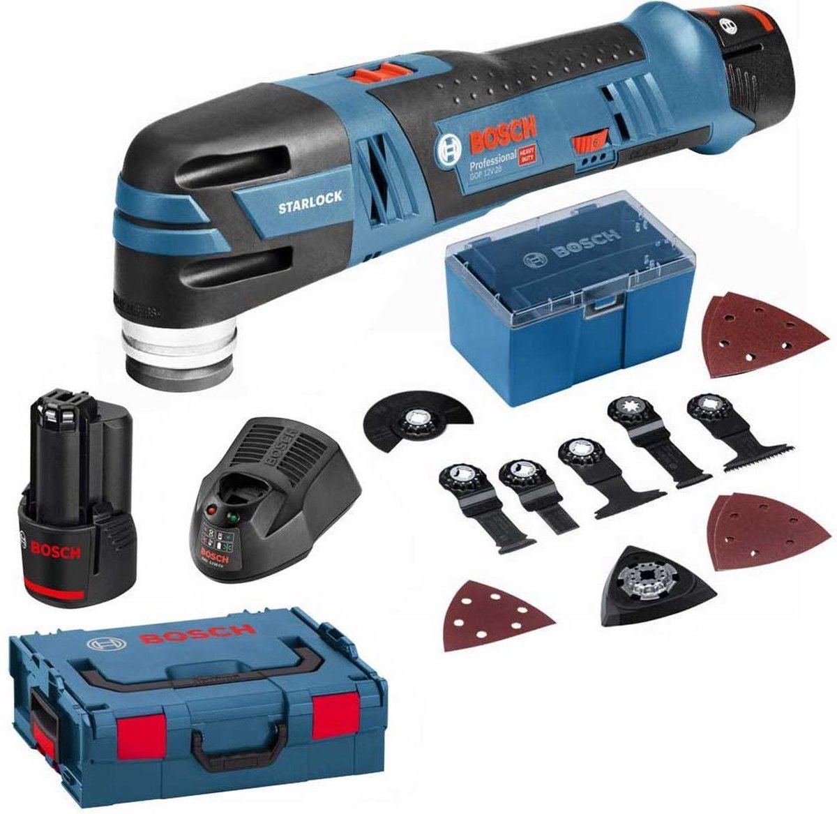 Bosch professional GOP 12V28 Multitool Oscillerend 12 V accu
