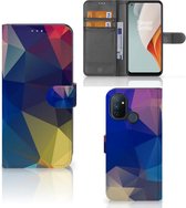 Telefoon Hoesje OnePlus Nord N100 Bookcase Polygon Dark