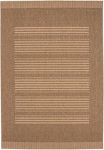 Lalee Finca- vloerkleed- karpet- sisal look- flat weave- laag polig- geweven- 120x170 cm koffie bruin