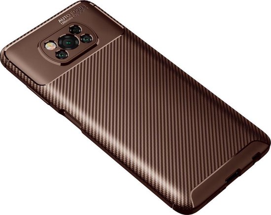 Mobigear en fibre de carbone marron Xiaomi Poco X3