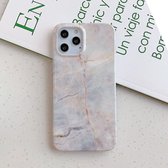 Apple iPhone 12 Pro Max Hoesje - Mobigear - Marble Serie - TPU Backcover - Wit - Hoesje Geschikt Voor Apple iPhone 12 Pro Max