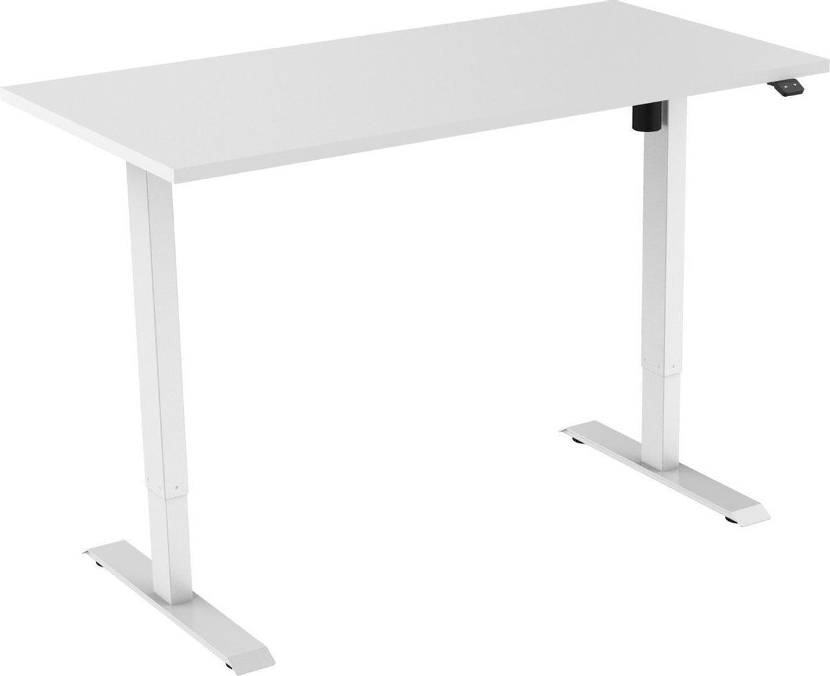 OrangeLabel Z1 Desk wit frame / wit bureaublad. 160x80cm Zit/sta elektrisch verstelbaar.